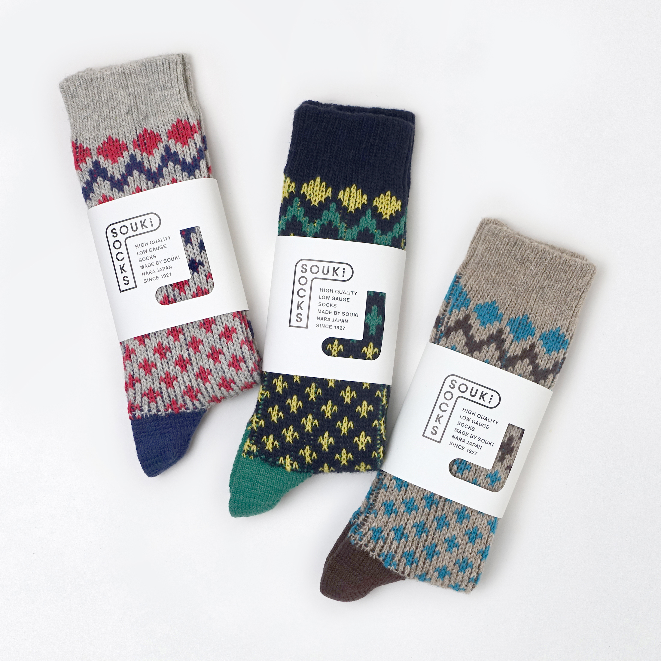 SOUKI SOCKS/NORDIC エコウール