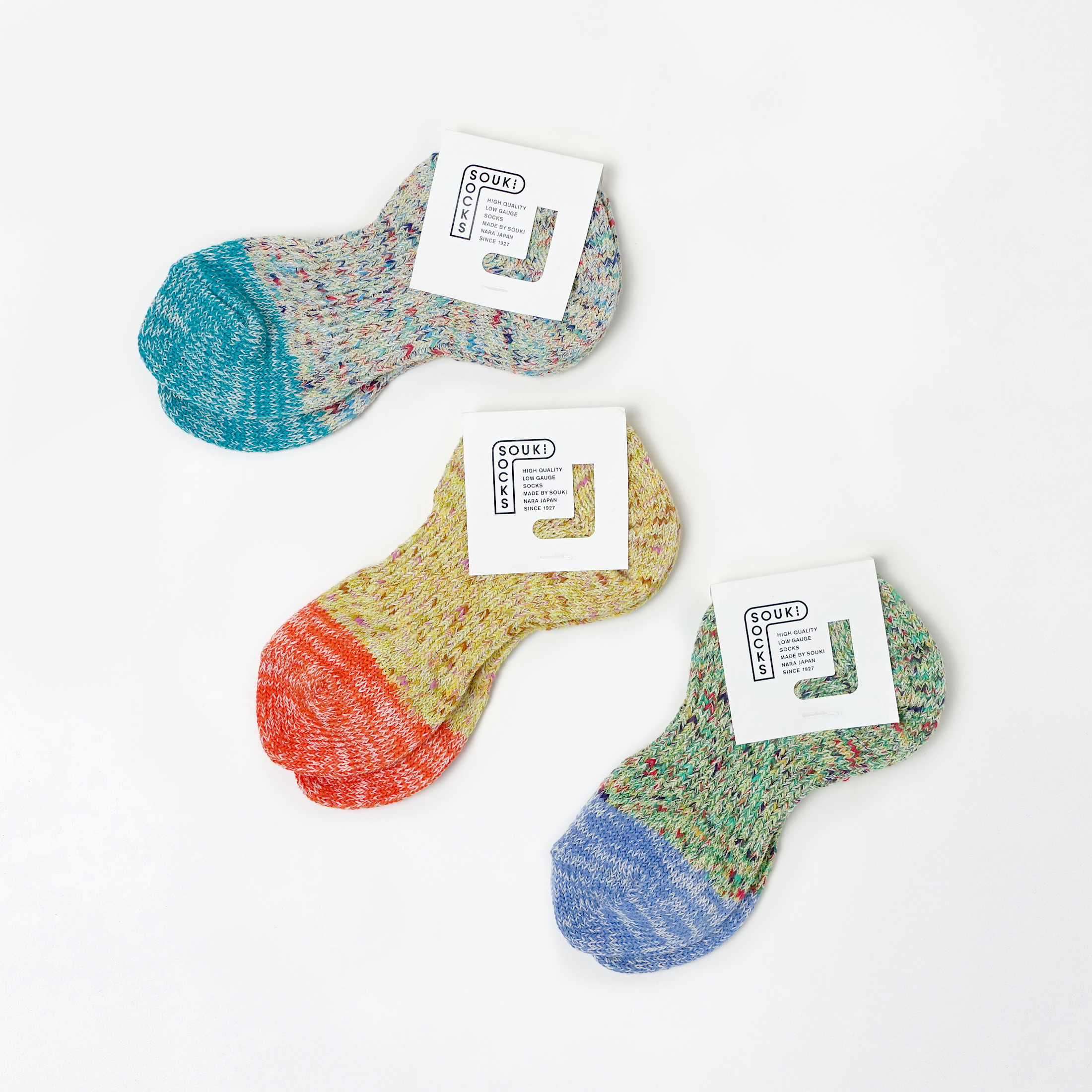 SOUKI SOCKS/POPPIN 和紙リネンミックス