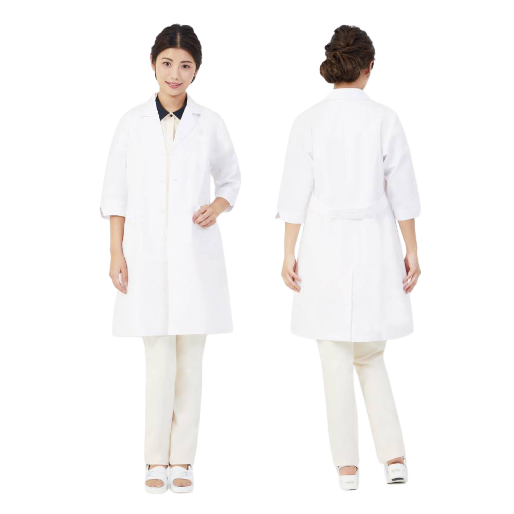 ドクター白衣七分袖　LL