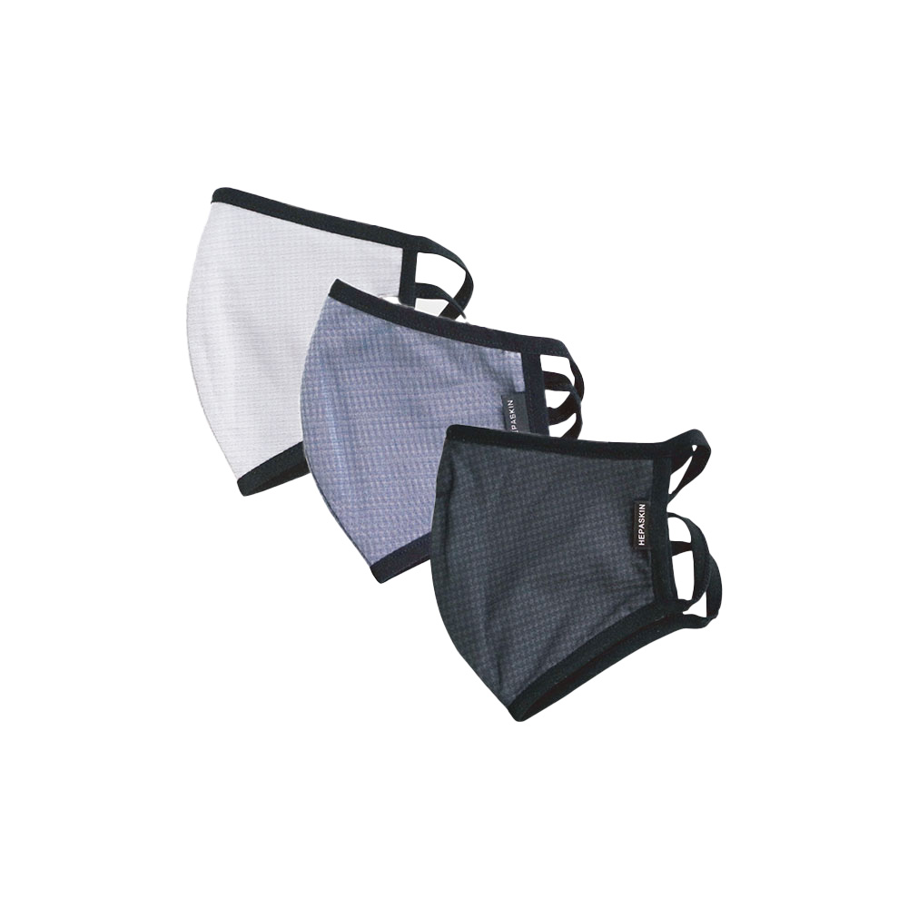 HEPASKIN ４D ストレッチエアークールマスク　ブルー