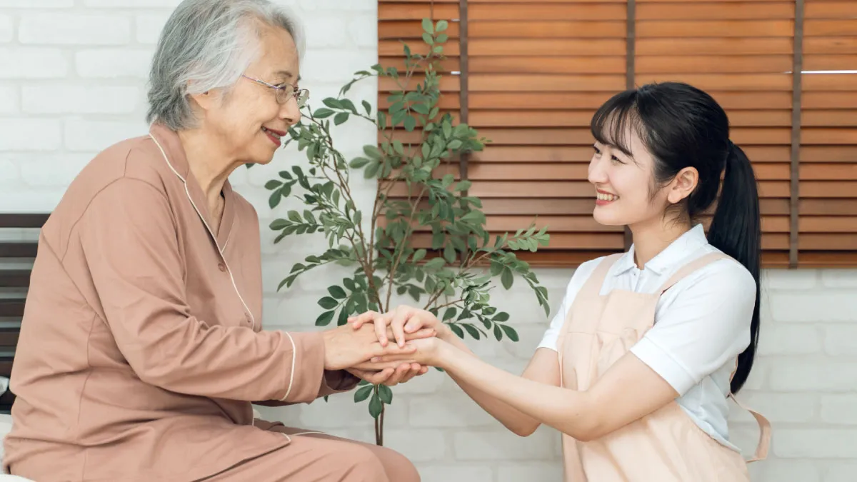 介護老人保健施設聖和苑で働くスタッフ