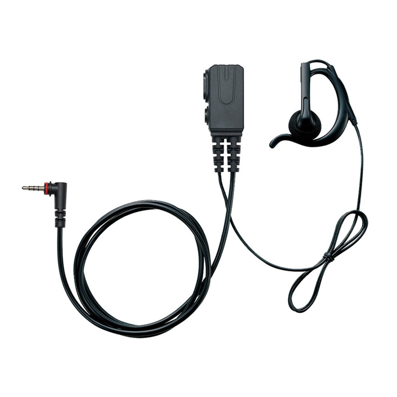 八重洲無線 YAESU SMEPC-102 タイピンマイク 耳掛け付オープンイヤー型（スモール）ストレートコード
