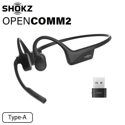 SHOKZ ビジネスモデル骨伝導ヘッドセット OpenComm2 UC Type-A SKZ-EP-000040