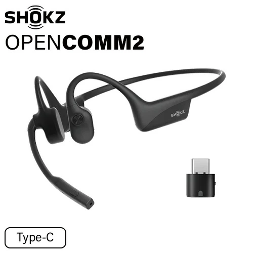 SHOKZ ビジネスモデル骨伝導ヘッドセット OpenComm2 UC Type-C SKZ-EP-000041
