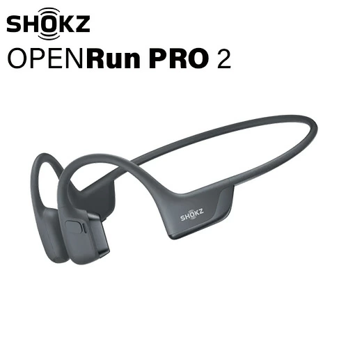 SHOKZ  新世代ワイヤレス骨伝導イヤホン OpenRunPRO2 ブラック SKZ-EP-000030