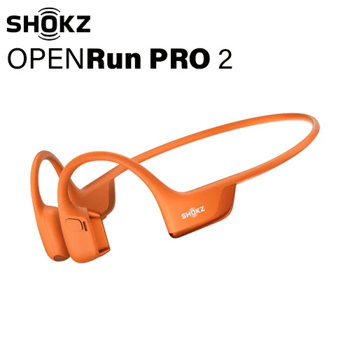 SHOKZ  新世代ワイヤレス骨伝導イヤホン OpenRunPRO2 オレンジ SKZ-EP-000031