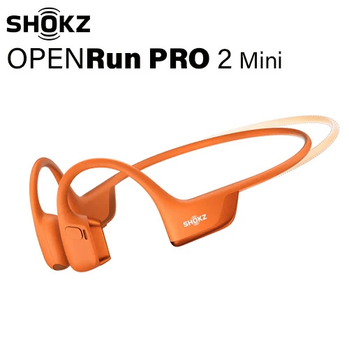 SHOKZ 新世代ワイヤレス骨伝導イヤホン OpenRunPRO2 Mini オレンジ SKZ-EP-000034