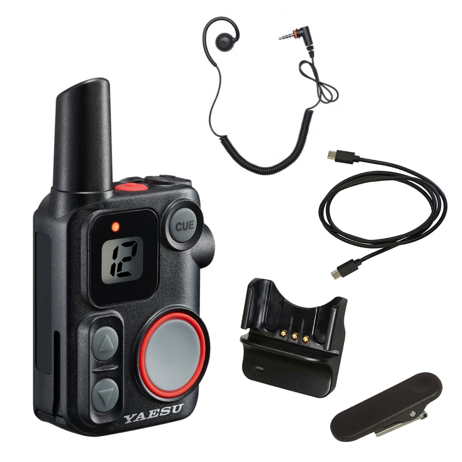 八重洲無線 YAESU SRS12 PKG(PSZ-L)BLACK 特小 PSZ100-L（左耳用）イヤホン付きパッケージ