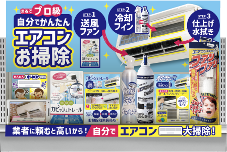 【＃棚ゴト提案】　エアコン清掃棚　