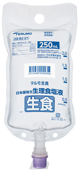 テルモ生食 ２５０ｍｌ