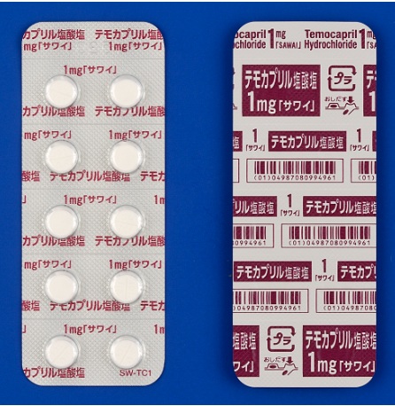 テモカプリル塩酸塩錠1mg「サワイ」