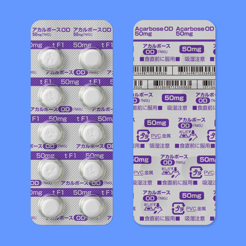 アカルボース錠５０ｍｇ「ＮＩＧ」