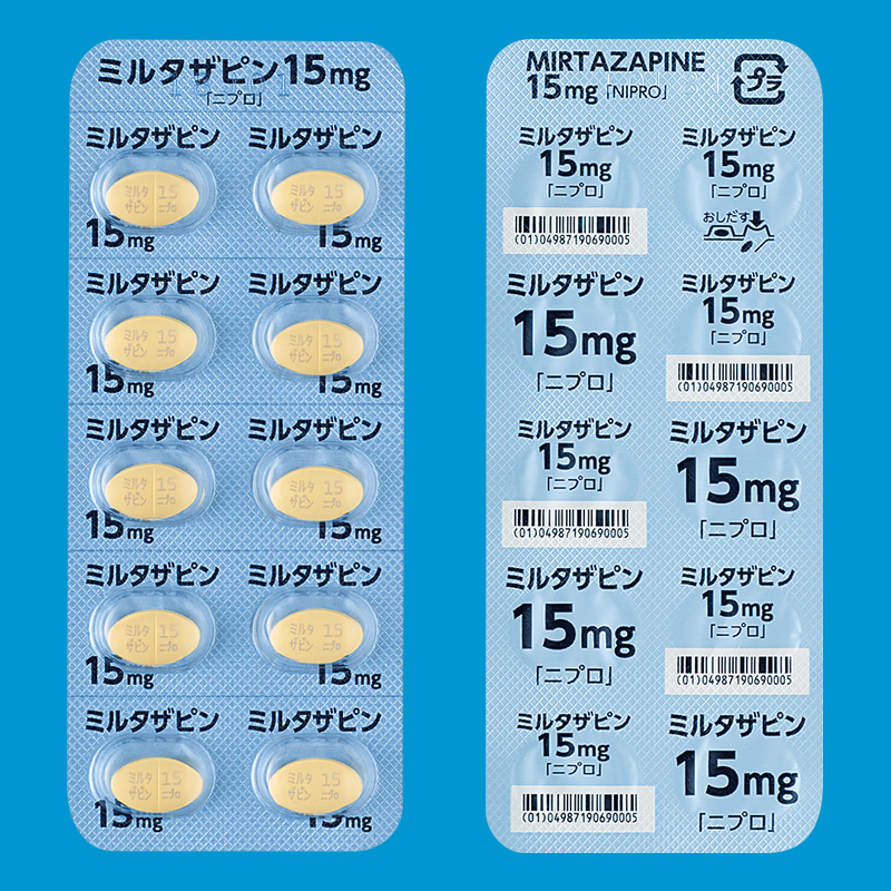 ミルタザピン錠１５ｍｇ「ニプロ」