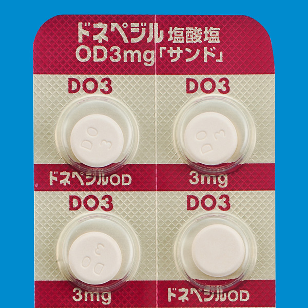 ドネペジル塩酸塩ＯＤ錠３ｍｇ「サンド」