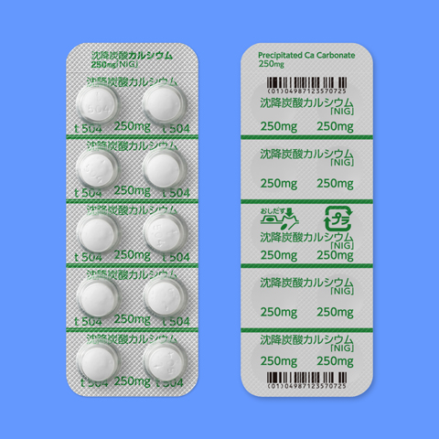 沈降炭酸カルシウム錠２５０ｍｇ「ＮＩＧ」