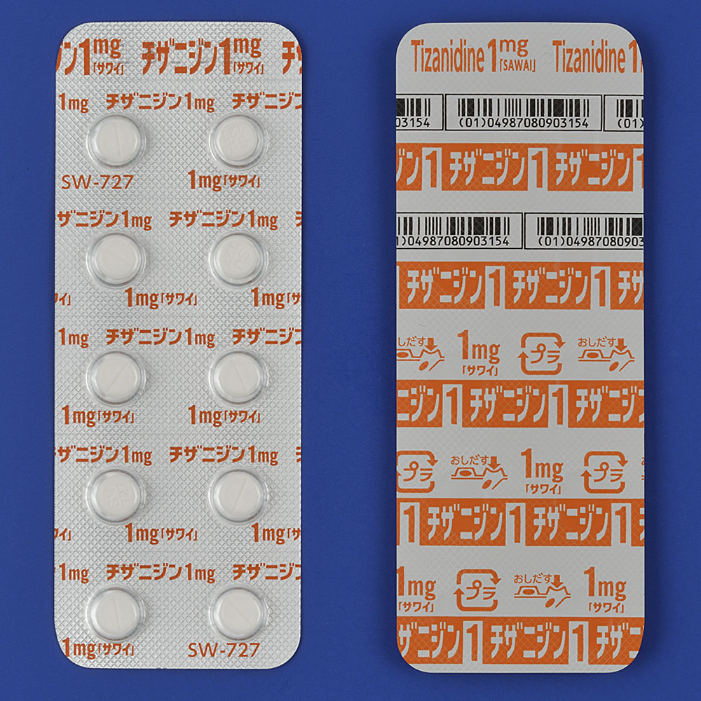 チザニジン錠１ｍｇ「サワイ」