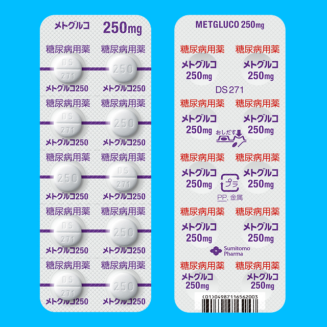 メトグルコ錠２５０ｍｇ