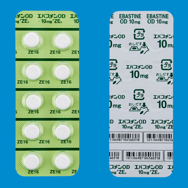 エバスチンＯＤ錠１０ｍｇ「ＺＥ」