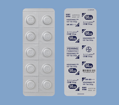 ミニリンメルトＯＤ錠５０μｇ