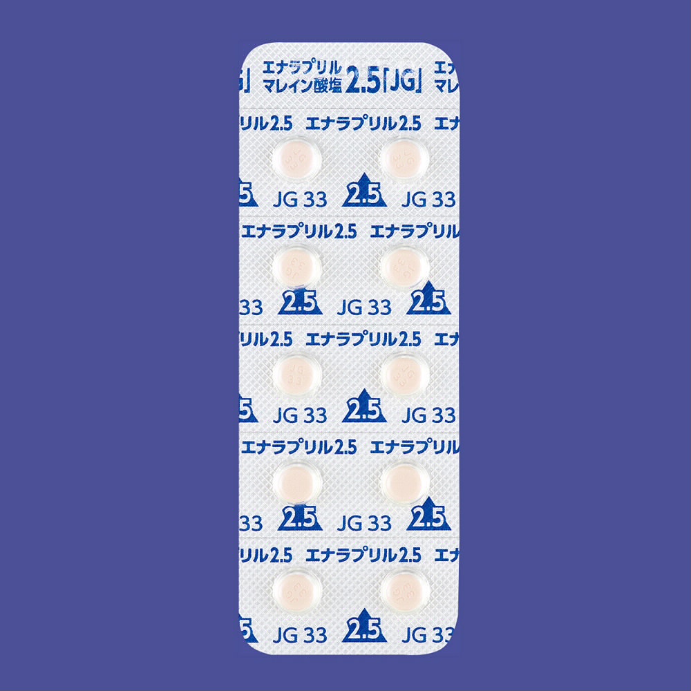 エナラプリルマレイン酸塩錠２．５ｍｇ「ＪＧ」