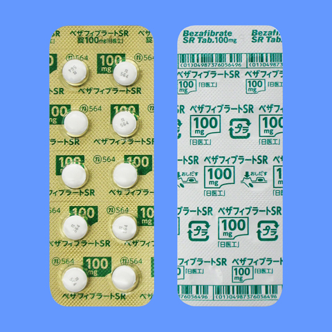 ベザフィブラートＳＲ錠１００ｍｇ「日医工」