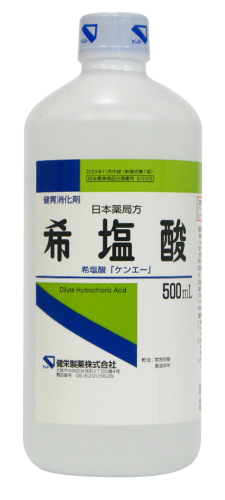 希塩酸「ケンエー」  ５００ｍｌ