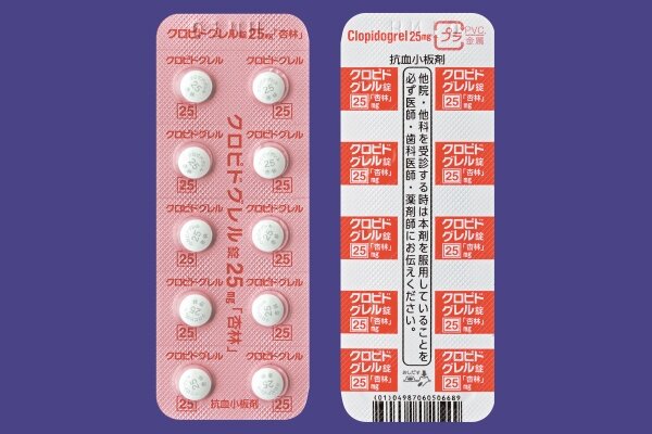 クロピドグレル錠２５ｍｇ「杏林」