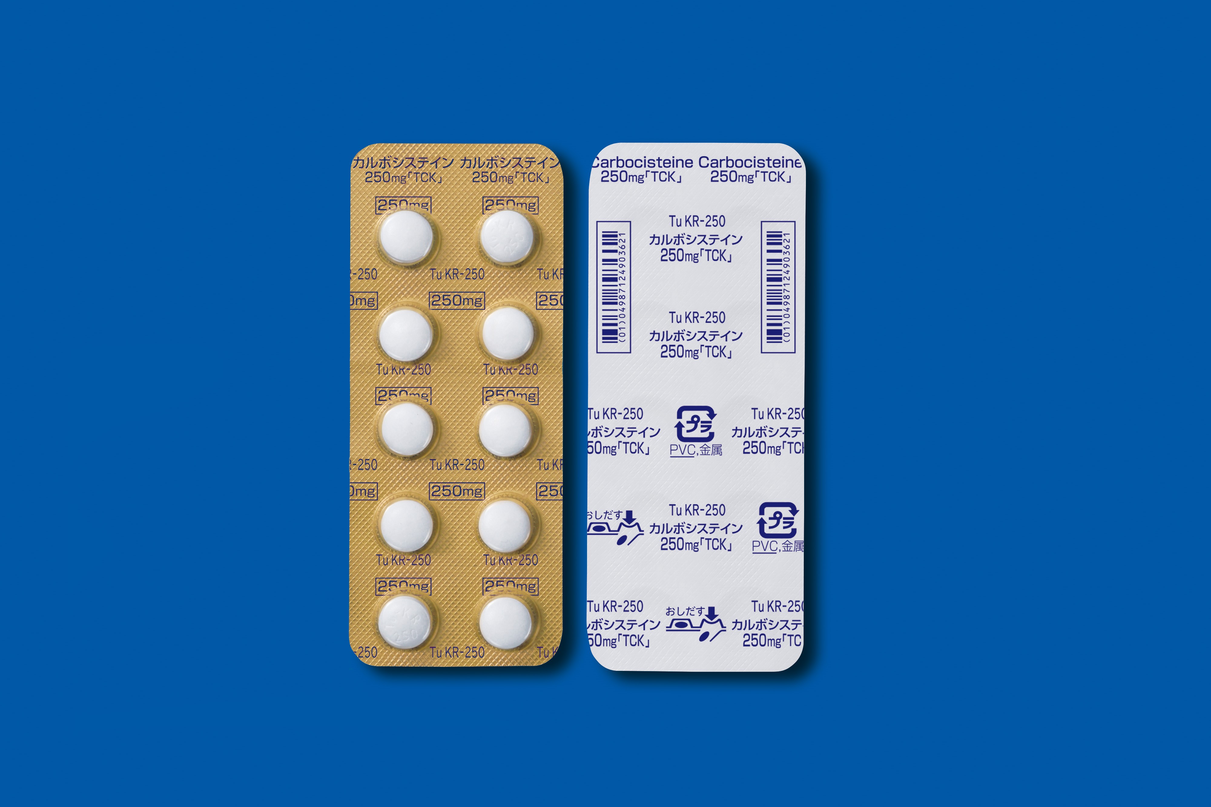 カルボシステイン錠２５０ｍｇ「TCK｣