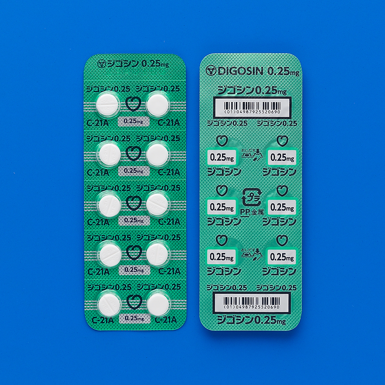 ジゴシン錠０．２５ｍｇ