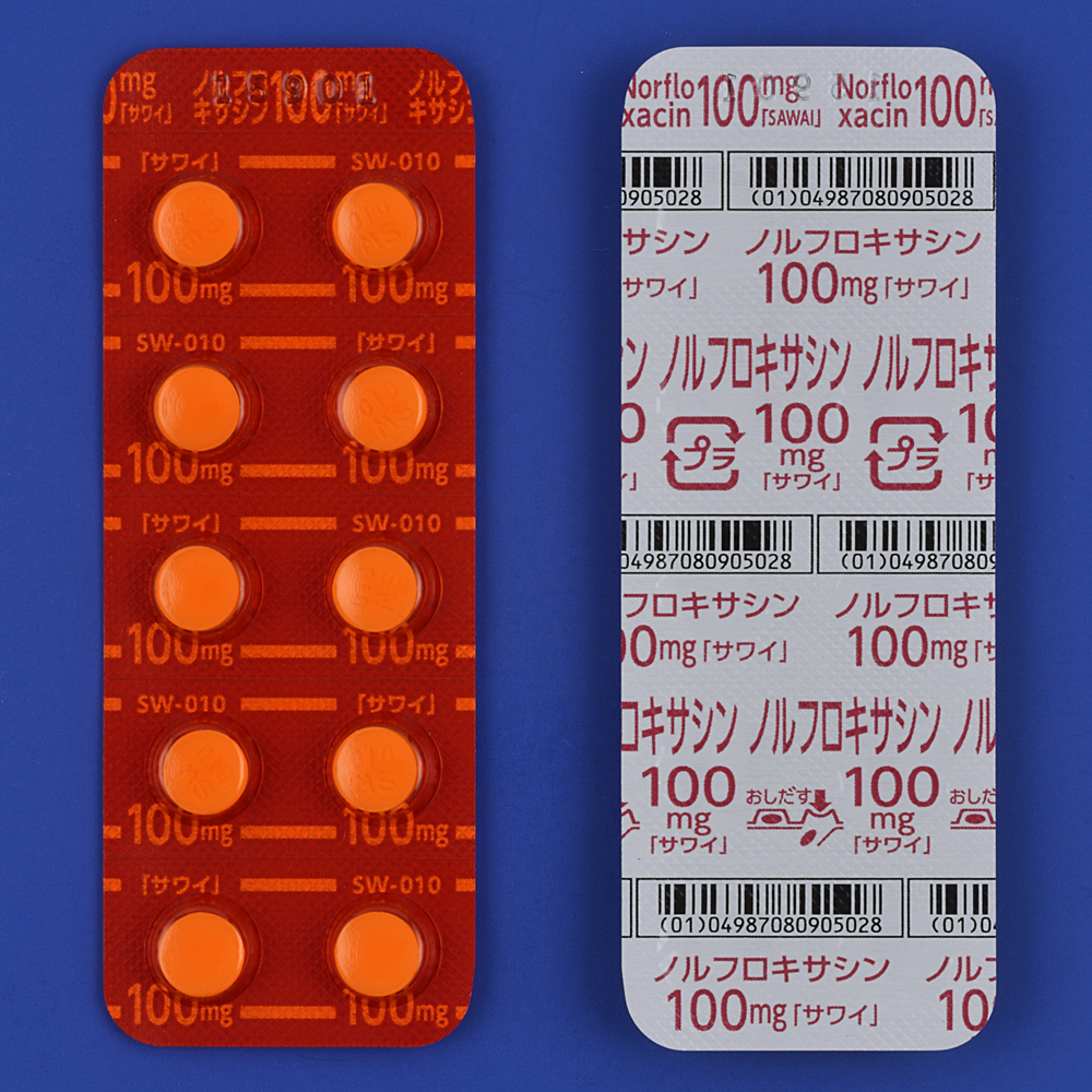 ノルフロキサシン錠１００ｍｇ「サワイ」