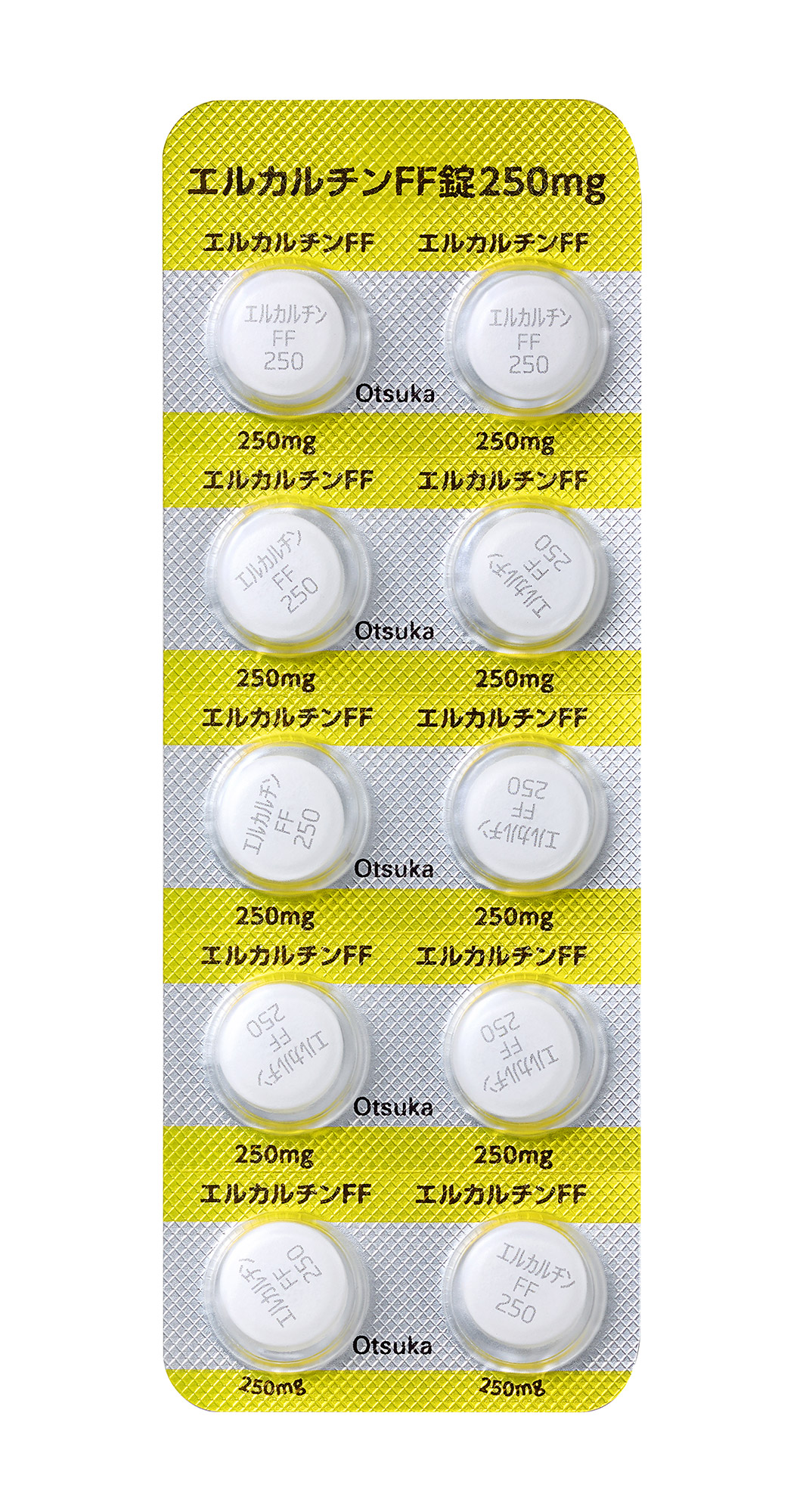 エルカルチンＦＦ錠２５０ｍｇ