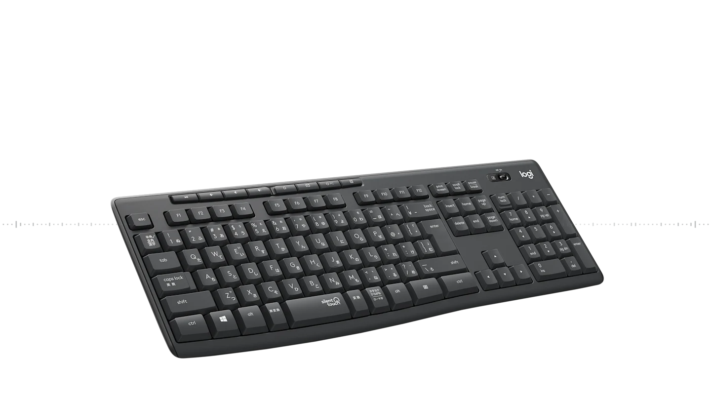 【ロジクール】ワイヤレスキーボード　K295GP(超静音)