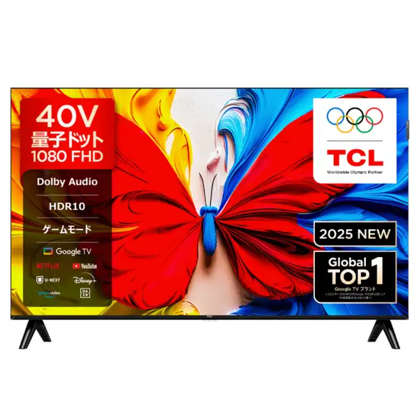 【メーカー直送】TCL 量子ドット液晶ﾃﾚﾋﾞ S5Kシリーズ 40S5K