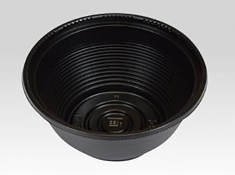 耐熱丼型容器（本体）　STM155-450（黒）50枚入り　使い捨て　食器