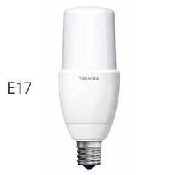 LDT6N-G-E17/S/50W　LED5.7W 昼白色 T型 全方位発光タイプ 口金：E17　