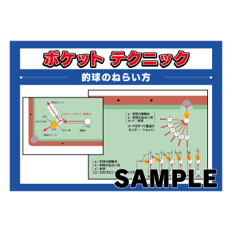 ラミネート　Ａ４　〔ビリヤード　ポケットテクニック〕