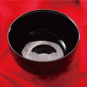 【メーカー直送】自遊空間黒釉薬　丼