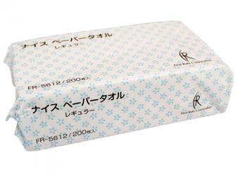 【メーカー直送】ペーパータオル　レギュラー（210×225mm）200枚×70袋　　FR-5612