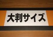 【在庫限り】ジャンルボード　大判サイズ（オレンジ）