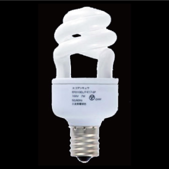 EFD15EL/12-E17-SP-2P OHM 電球型蛍光灯 D型　電球色　E17（2個入）