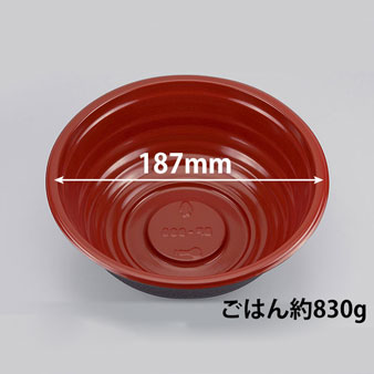 丼容器　錦　本体BF-363（50枚入り）→黒
