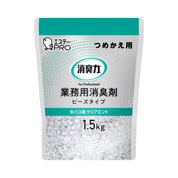 消臭力 業務用タバコ用クリアミント　つめかえ用　1.5kg