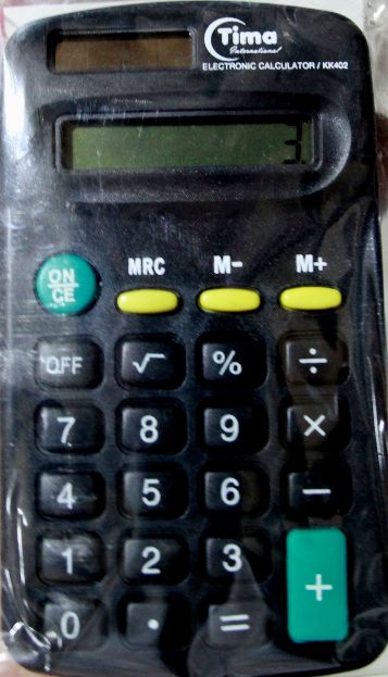 【在庫限り】100均商品 ｿｰﾗｰ電卓8桁