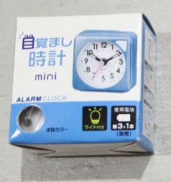 【在庫限り】100均商品 目覚まし時計 ﾐﾆ