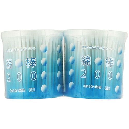 【メーカー直送】綿棒 1パック(400本:200本×2個)