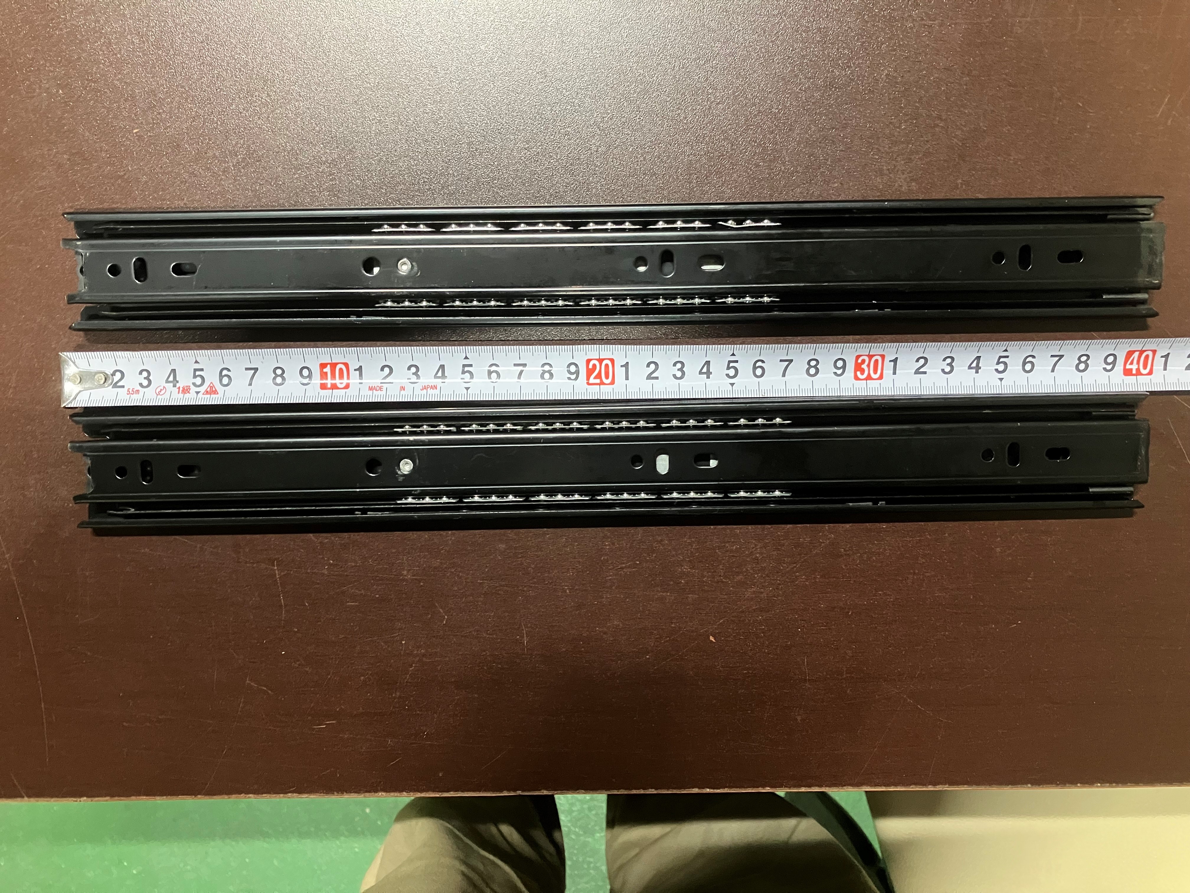 【メーカー直送】スライドレールW400　<引き出しレール用>