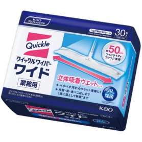 花王 クイックルワイパー  立体吸着ウエットシート 業務用1ﾊﾟｯｸ(30枚)