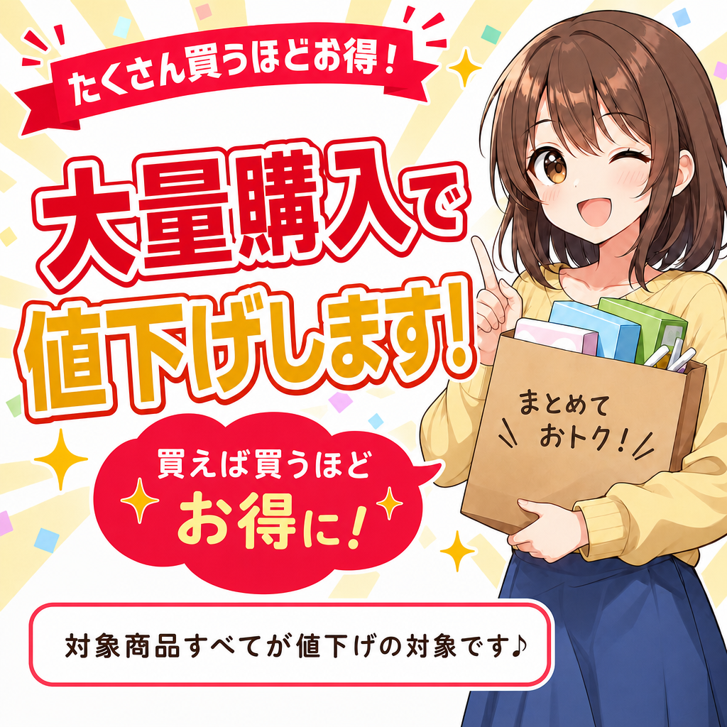 まとめ買い割引コーナー
