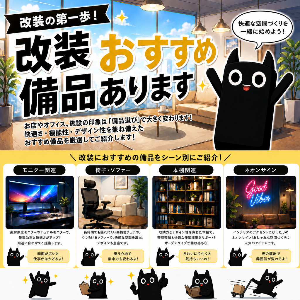 改装おすすめ備品
