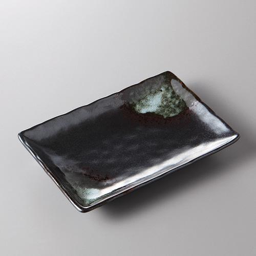 【メーカー直送】長角皿 うのふ (1ﾛｯﾄ）※＜廃盤＞鳴門たたき長角皿（小）黒耀の代替品となります。